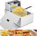 Hoffmans Commercial 6 Liter Electric Deep Fryer HM-88-1